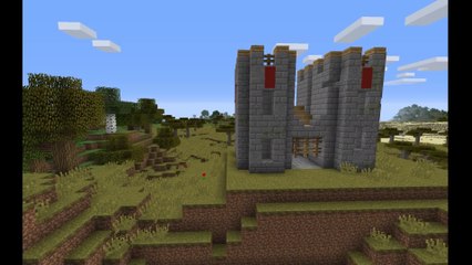 How to easily build a small castle in Minecraft