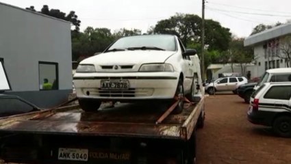 Palio que foi tomado em assalto na BR-369 é localizado pela PM no Bairro Universitário