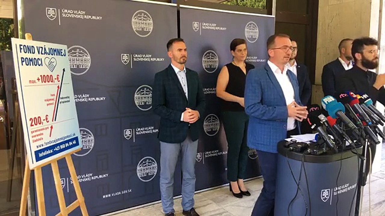 ZÁZNAM: Brífing vedúceho Úradu vlády SR Júliusa Jakaba