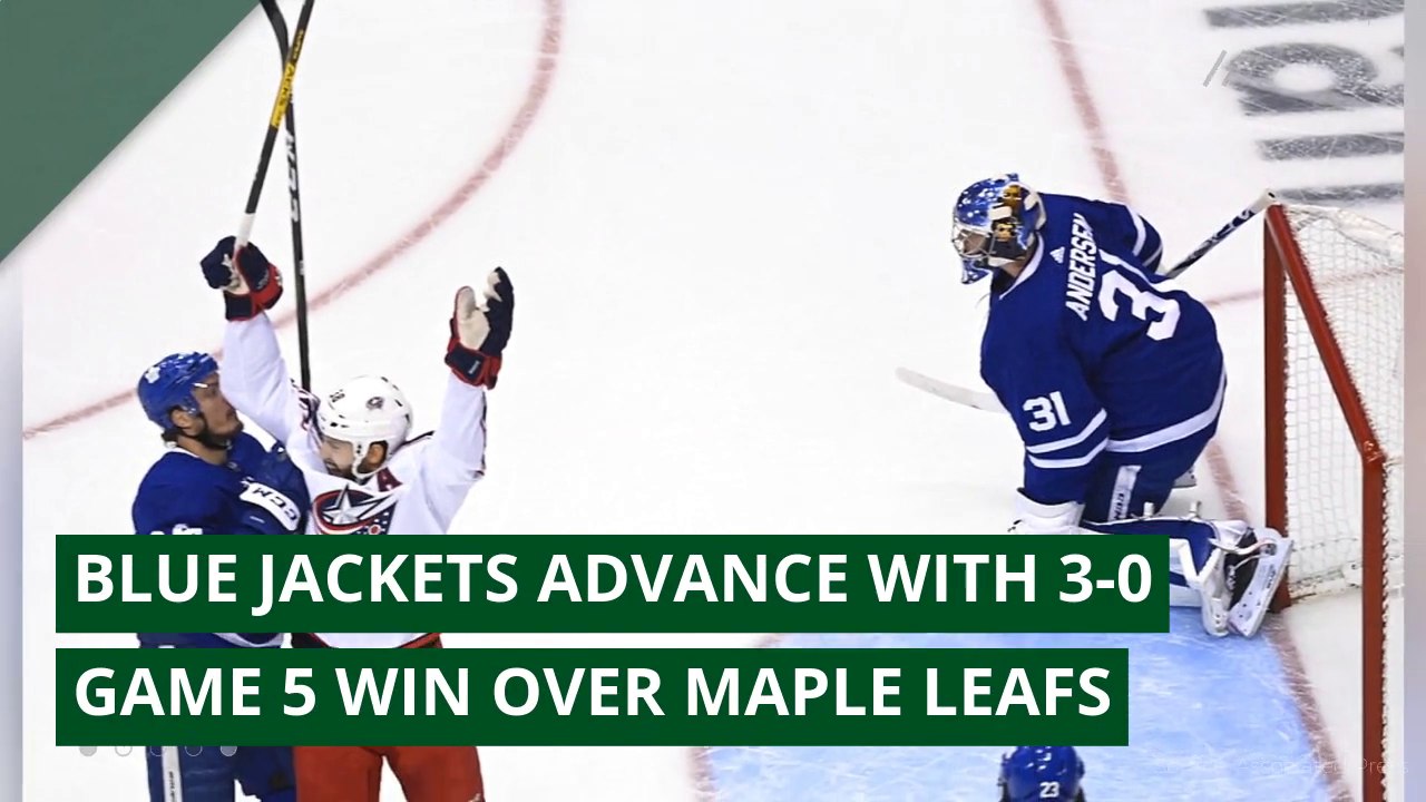 Blue Jackets advance with 3-0 Game 5 win over Maple Leafs, and other top stories from August 12, 2020.