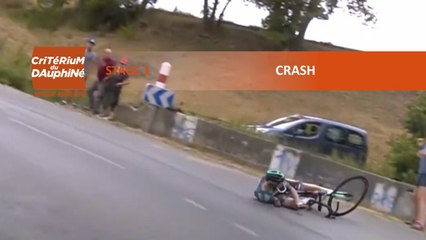 Critérium du Dauphiné 2020 - Étape 1 / Stage 1 - CRASH