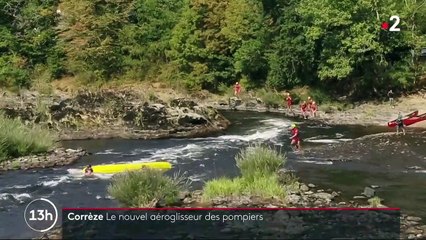 Sauvetage aquatique : un premier aéroglisseur utilisé en Corrèze