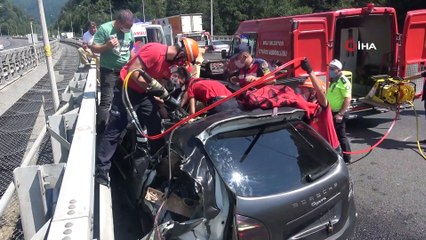 Porsche marka cipin kazaya karıştığı anlar kamerada