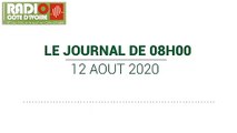 Journal de 08 heures du 12 août 2020 [Radio Côte d'Ivoire]