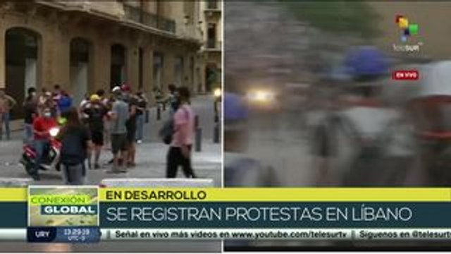 Líbano: protestan en Beirut a una semana de la tragedia en el puerto