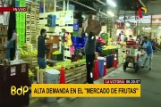La Victoria: crecen las ventas en Mercado de Frutas