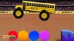 Monster Truck School Buses Teaching Shapes & Crushing Shapes - Learning Basic Shapes Video for Kids