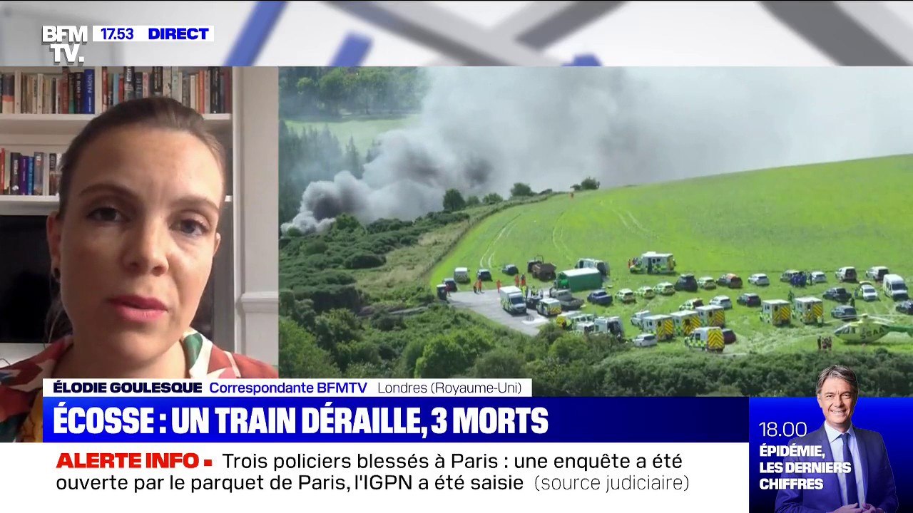 Écosse: trois morts et six blessés dans le déraillement d'un train, selon la police des transports