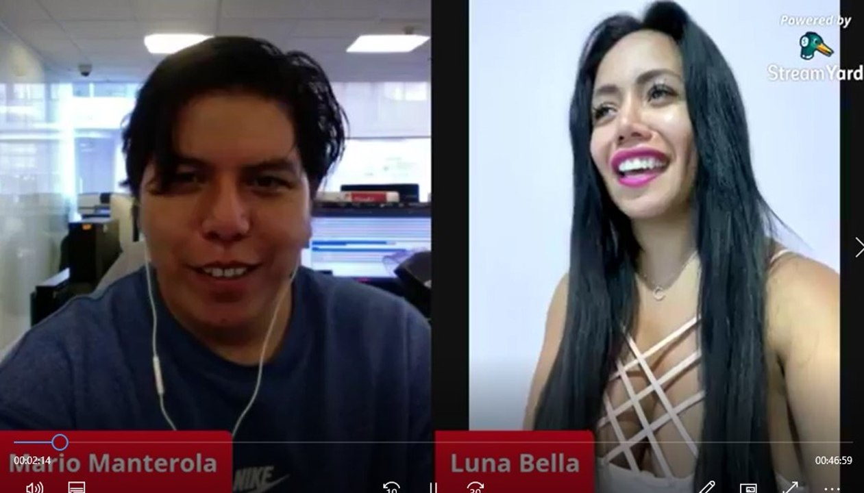 Luna Bella en entrevista con Diario Pásala