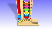 Learn Colors with Wooden Ball Hammer Educational Toys - Colors Collection