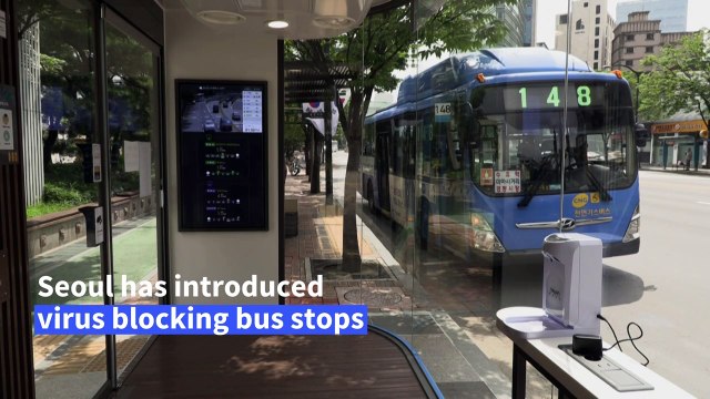 Bus stop newest front in South Korea's coronavirus battle