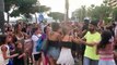 EXCLU - Panique et affolement en fin d'après-midi à Juan-les-Pins lors de l'arrivée de stars de télé-réalité dont Maeva Ghennam pour une inauguration