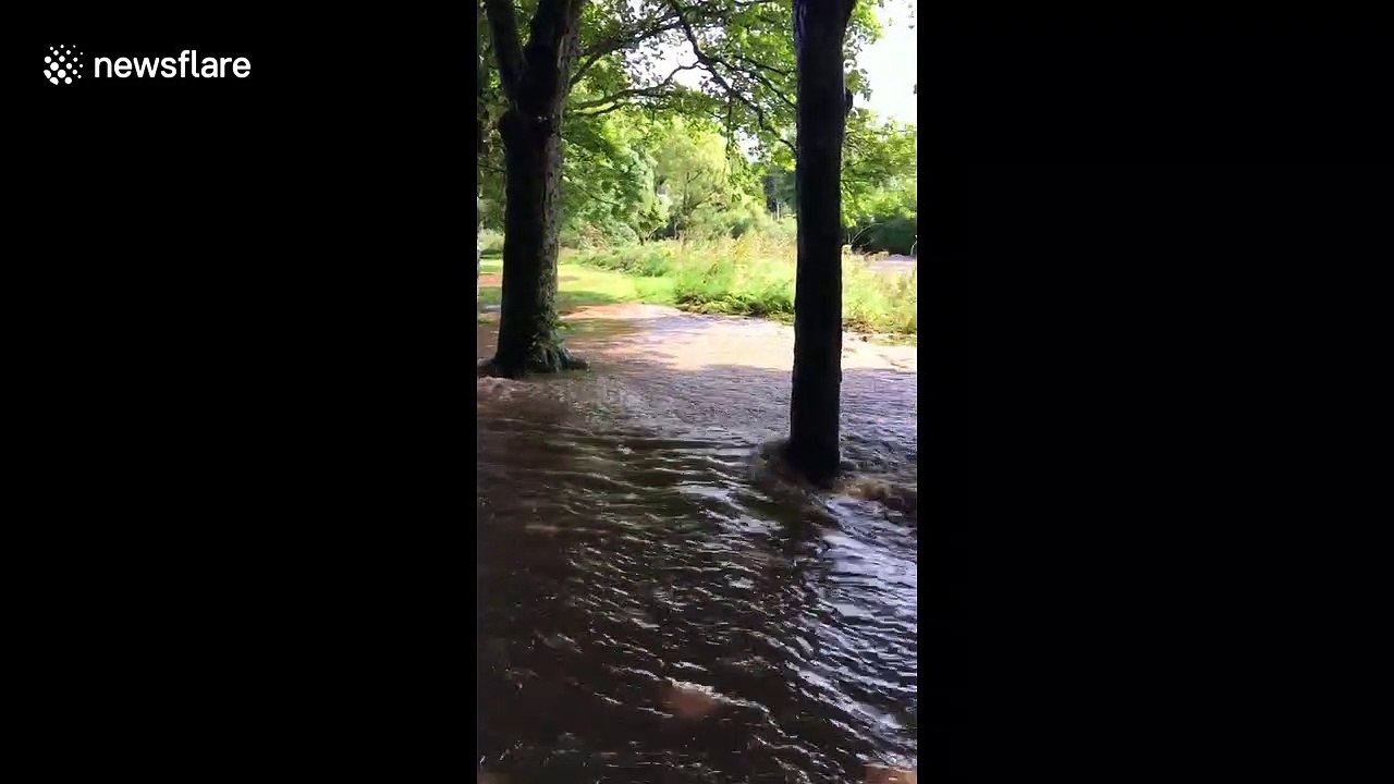 Flooding in Stonehaven near deadly incident where train derailed, killing three people and injuring six