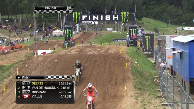 Haarup crash - MX2 Race 1 - MXGP of Riga 2020