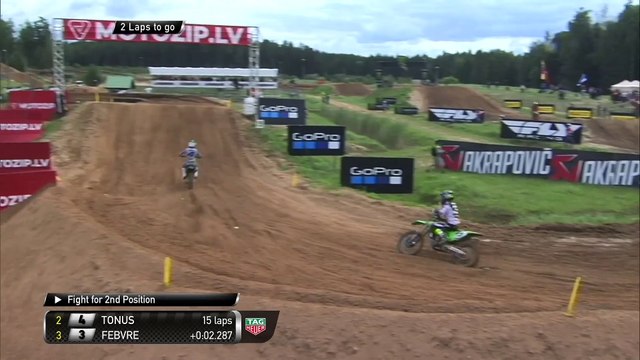 Tonus crash - MXGP Race 1 - MXGP of Riga 2020