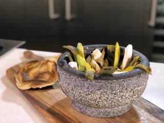 Botana de molcajete - Cocina con Conexión. Sonia Ortiz con Cristina Jáuregui