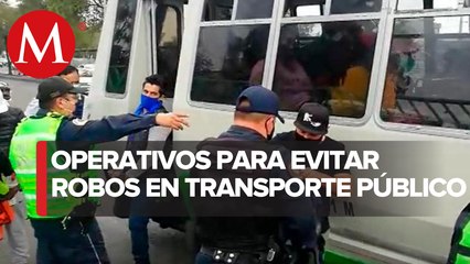 Presentan resultados operativo 'pasajero seguro' en CdMx