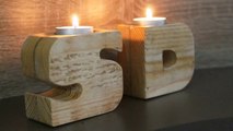 How to make wood - DIY Candle Holder