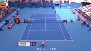 Serena Williams vs Francesca Schiavone 2013 Beijing 2R Highlights