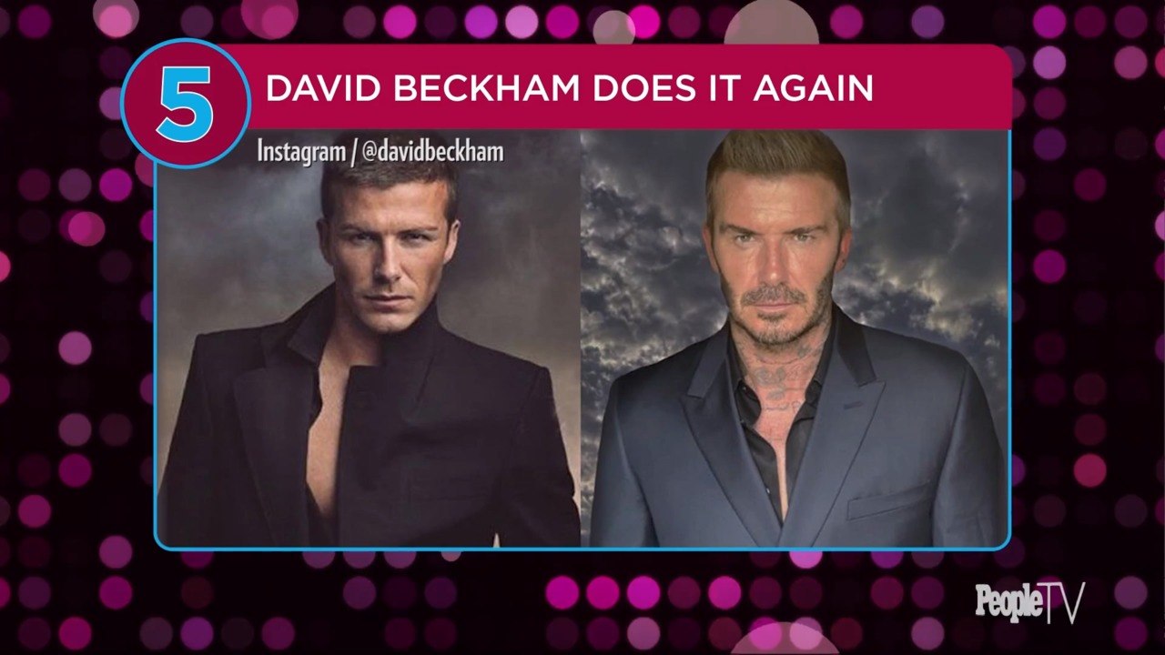 David Beckham Recreates Famous Coty Fragrance Shoot 15 Years Later