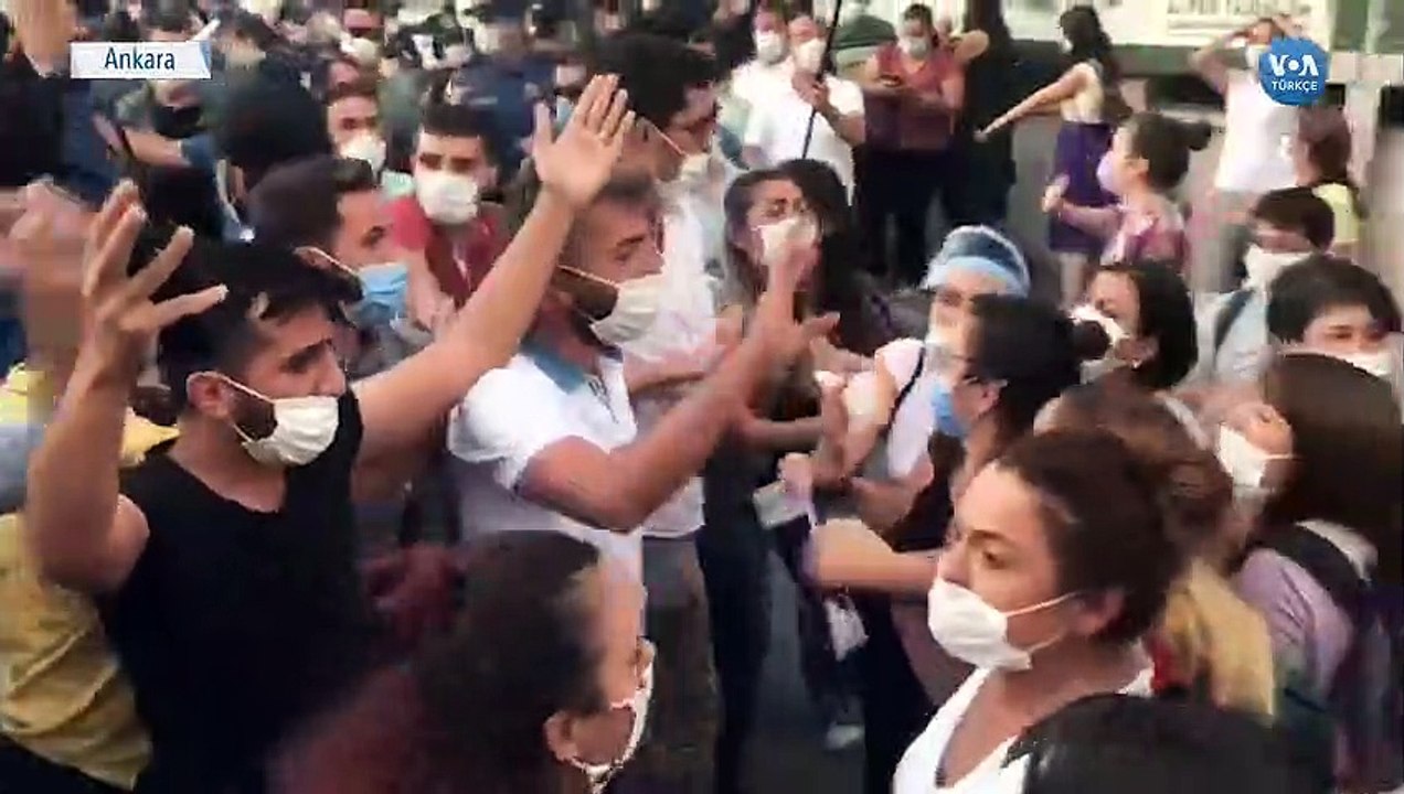 İstanbul Sözleşmesi Eyleminde Polis Müdahalesi