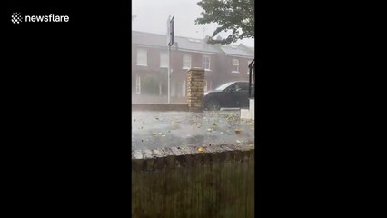 Warning issued as severe weather batters London