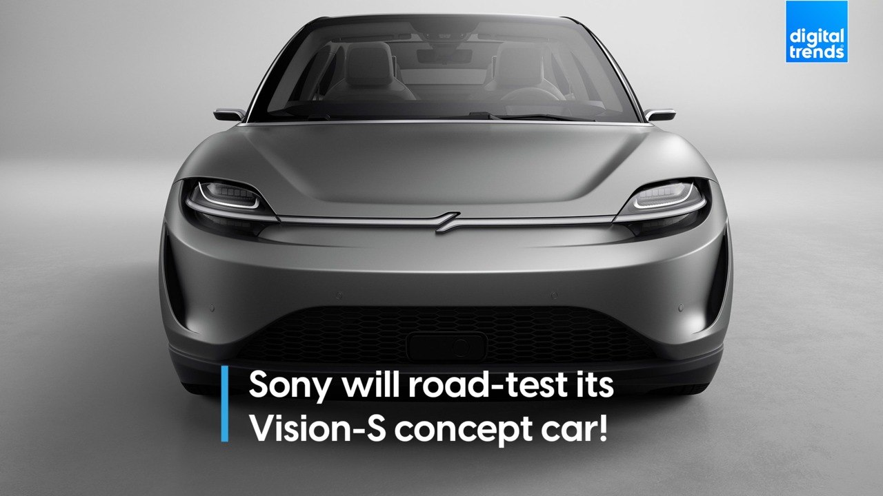 Sony will road-test its Vision-S concept car!