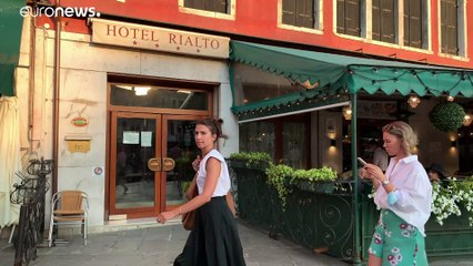 Turistas voltaram a Veneza com a cidade a meio gás
