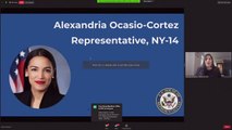 LIVE U.S. Representative Alexandria Ocasio-Cortez hosts a COVID-19 relief bill virtual town hall (2)