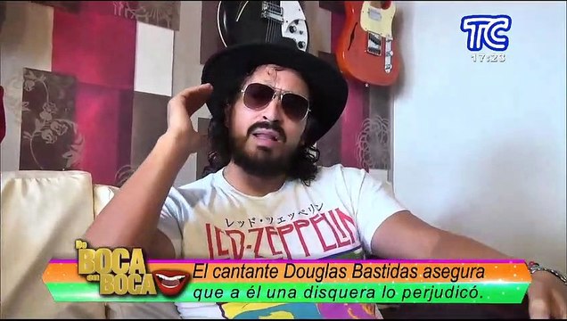 El cantante Douglas Bastidas asegura que él una disquera lo perjudicó