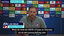 Oblak admits positive COVID tests left Atletico stressed and nervous