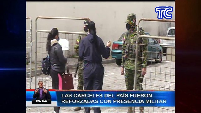 Fuerzas Armadas asumen control en cárceles: fuerte contingente militar controla exteriores
