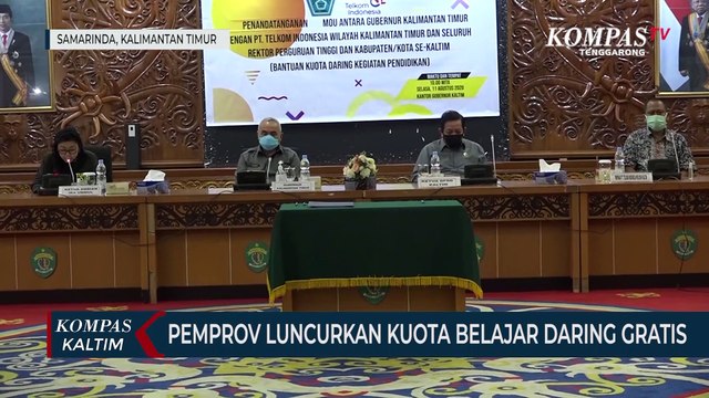 Pemprov Kaltim Luncurkan Kuota Belajar Daring Gratis