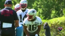 VIDEO- Cam Newton, Patriots QBs Go Through Drills at Training Camp Practice