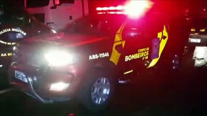 Carretas se envolvem em forte colisão na BR-163, no Contorno Oeste