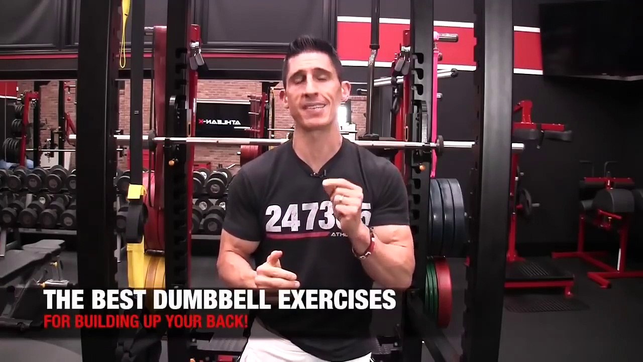 MEJORES Ejercicios con Mancuernas ¡PARA ESPALDA!