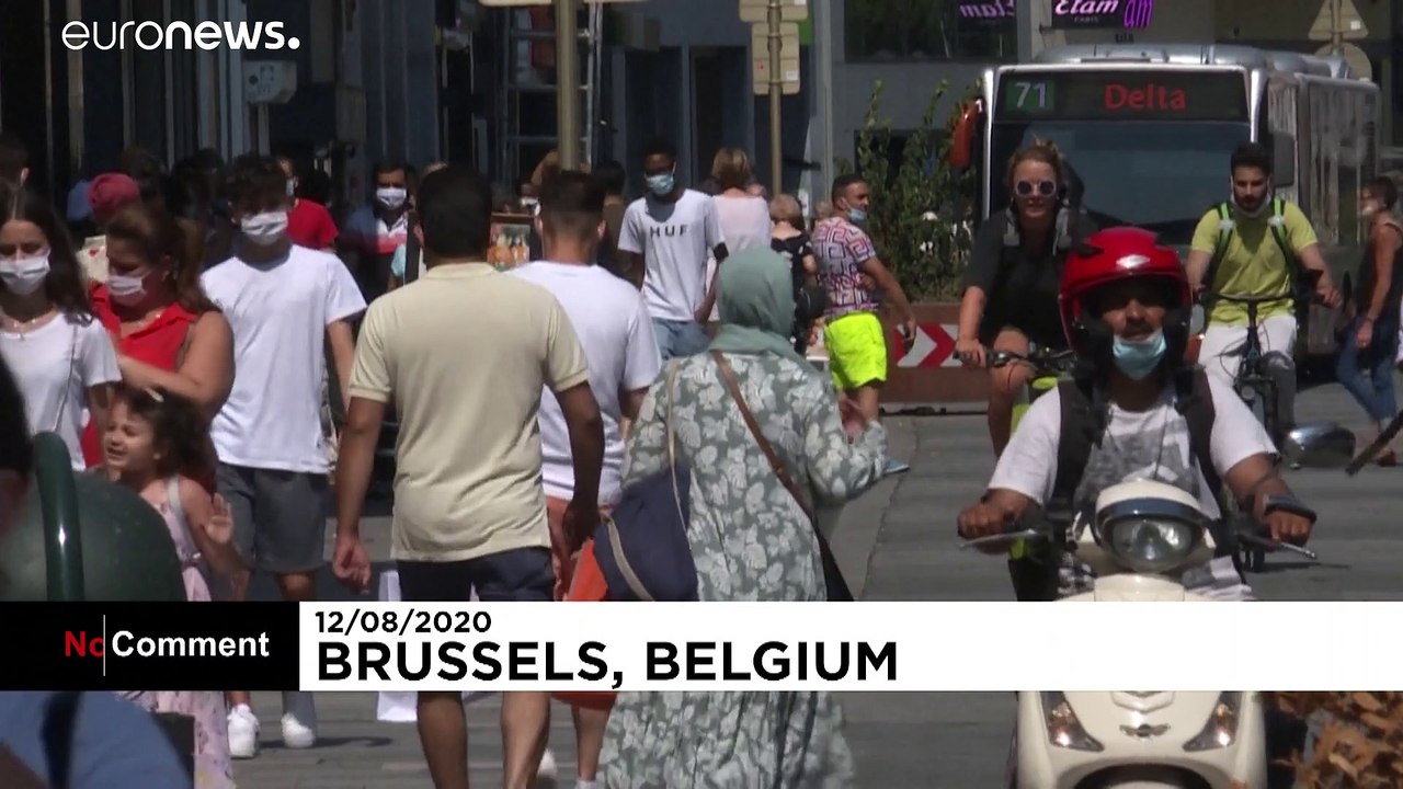 Ab 12 jahren: maskenpflicht überall in brüssel