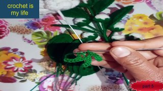 How To Make Crochet Amigurumi  Jasmine Flowers  (Part5) English Free Pattern For Beginner's