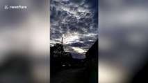 Beautiful covering of cotton-like clouds impress neighbours in the Philippines