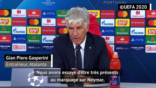 Atalanta-PSG , Gian Piero Gasperini : Neymar a démontré être un grand champion