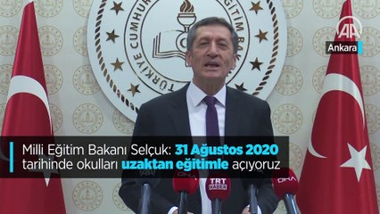 Download Video: Milli Eğitim Bakanı Selçuk: '31 Ağustos 2020 tarihinde okulları uzaktan eğitimle açıyoruz'