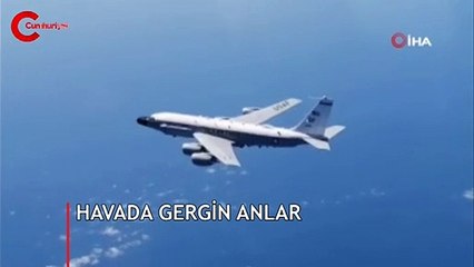 Karadeniz üzerinde gergin anlar! Rus ve ABD uçakları karşı karşıya
