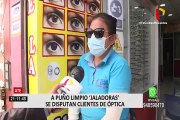 Ate: jaladoras de ópticas protagonizas constantes peleas por clientes