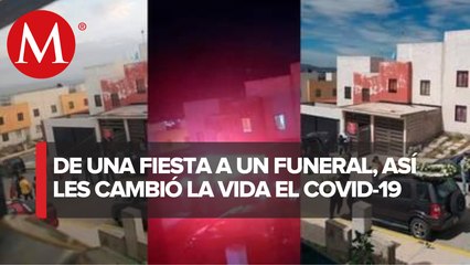 El covid-19 en 3 fotos: Una fiesta, una ambulancia y un funeral