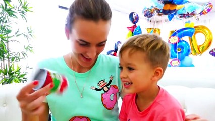 Vlad and Nikita play with Toy Cars - Collection video for kids