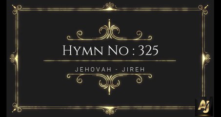 JEHOVAH - Jireh _ TPM Tamil Song 325