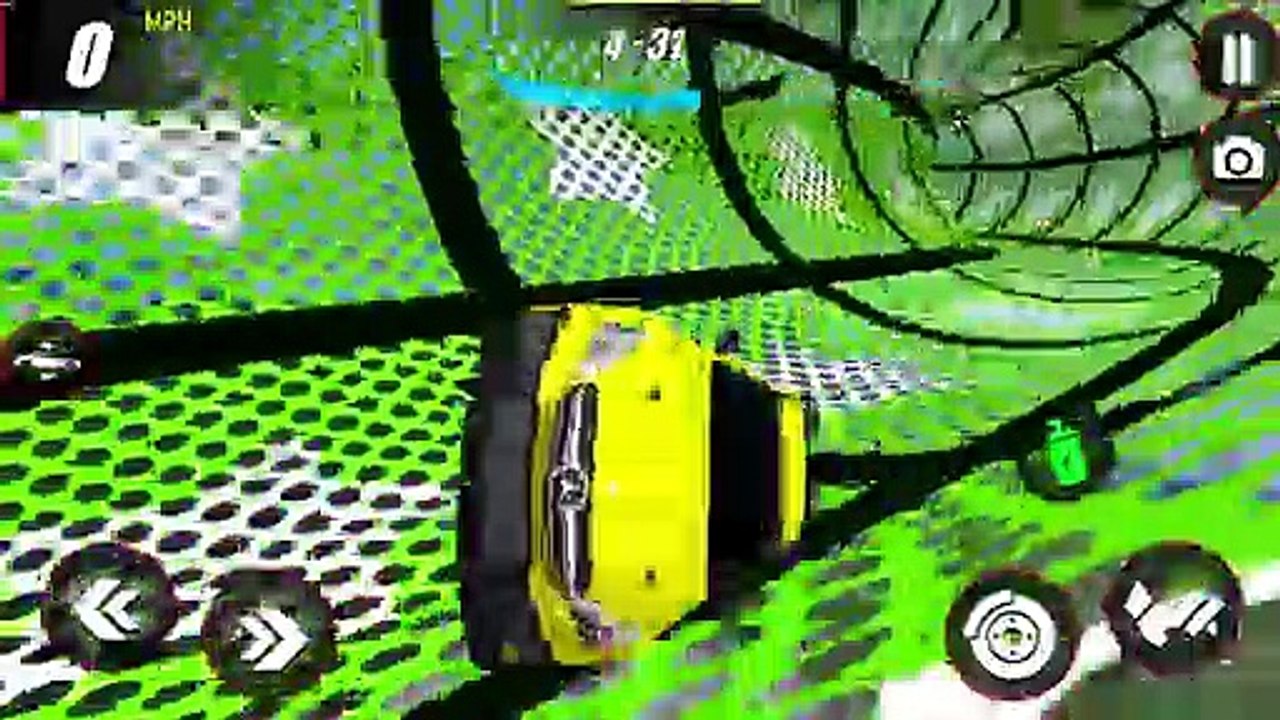 Mega Ramp Car Ultimate Races Free Impossible Stunt - Extreme Car Stunts - Android GamePlay