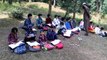 Kashmir village offers open-air classes as pupils struggle to learn online amid pandemic
