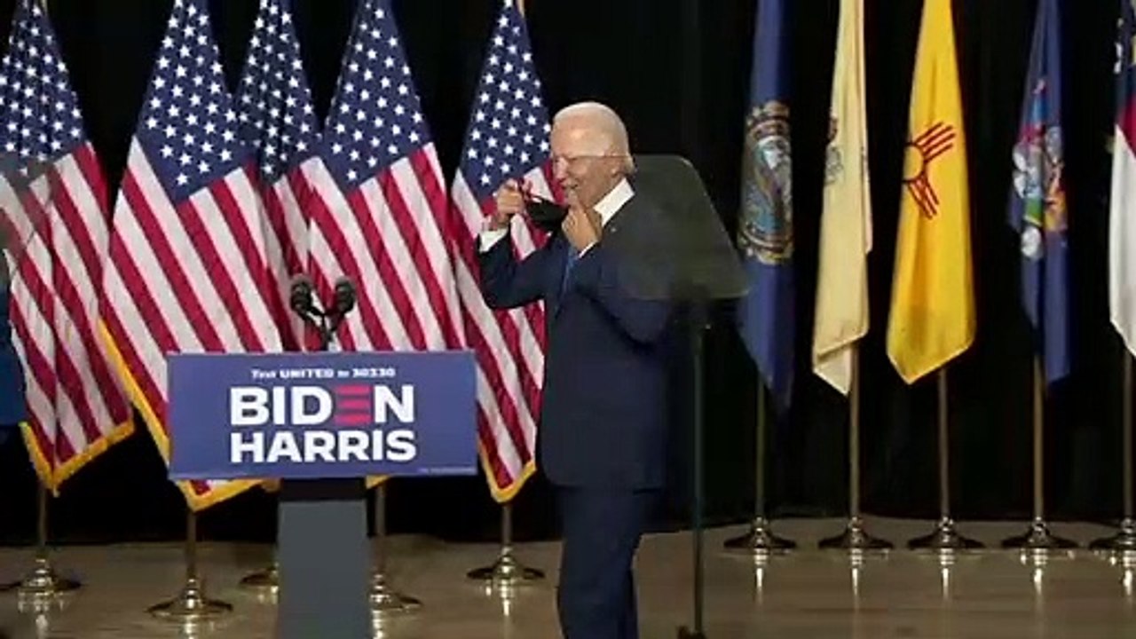 Biden und Harris demonstrieren bei gemeinsamem Auftritt Geschlossenheit