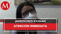 Golpean a doctora en el ISSSTE de Tuxtla Gutiérrez